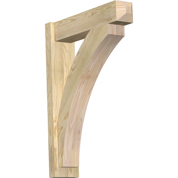 Ekena Millwork Thorton Rough Sawn Craftsman Outlooker, Douglas Fir, 6"W x 24"D x 32"H OUT06X24X32THR04RDF - main